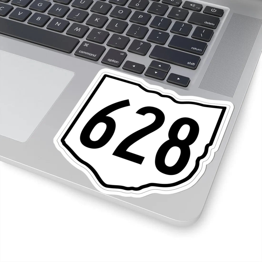 OH-628 1960 (Ohio) (Road Sign) STICKER Vinyl Kiss-Cut Decal - The Sticker Space