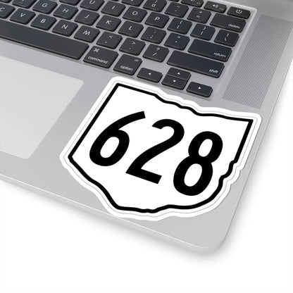 OH-628 1960 (Ohio) (Road Sign) STICKER Vinyl Kiss-Cut Decal - The Sticker Space