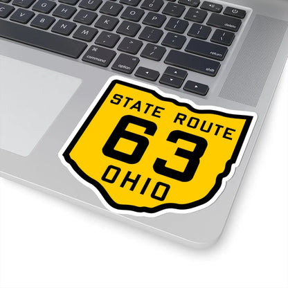 OH-63 1920 (Ohio) (Road Sign) STICKER Vinyl Kiss-Cut Decal - The Sticker Space