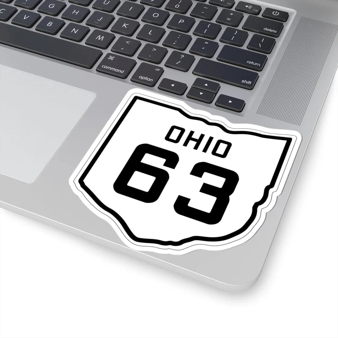 OH-63 1927 (Ohio) (Road Sign) STICKER Vinyl Kiss-Cut Decal - The Sticker Space