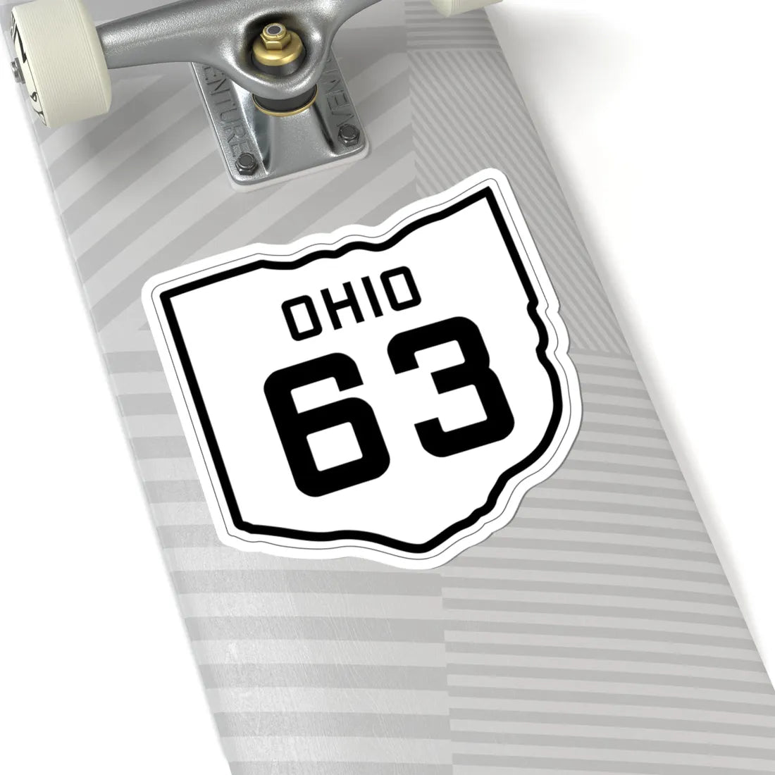 OH-63 1927 (Ohio) (Road Sign) STICKER Vinyl Kiss-Cut Decal - The Sticker Space