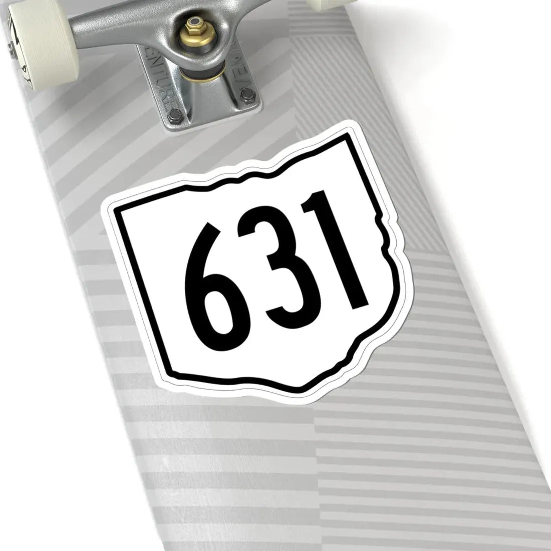 OH-631 1960 (Ohio) (Road Sign) STICKER Vinyl Kiss-Cut Decal - The Sticker Space