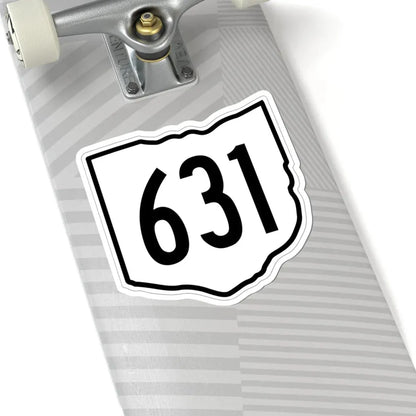 OH-631 1960 (Ohio) (Road Sign) STICKER Vinyl Kiss-Cut Decal - The Sticker Space
