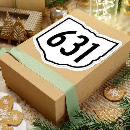 OH-631 1960 (Ohio) (Road Sign) STICKER Vinyl Kiss-Cut Decal - The Sticker Space