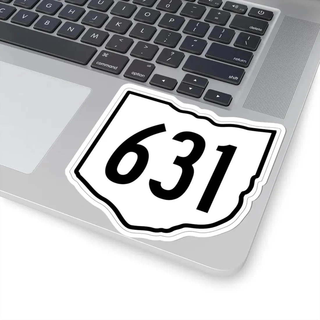 OH-631 1960 (Ohio) (Road Sign) STICKER Vinyl Kiss-Cut Decal - The Sticker Space
