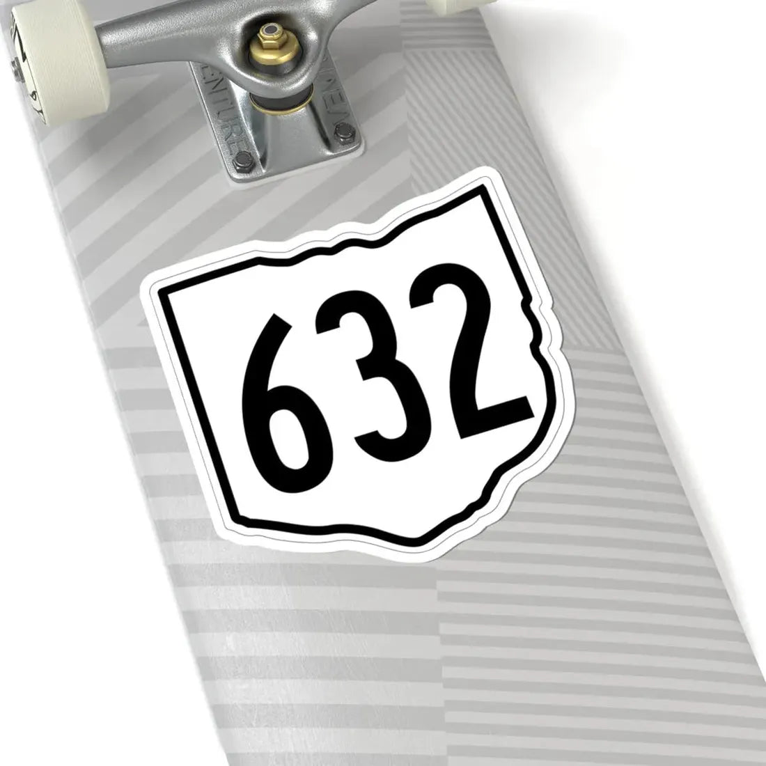 OH-632 1960 (Ohio) (Road Sign) STICKER Vinyl Kiss-Cut Decal - The Sticker Space