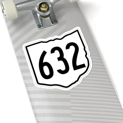 OH-632 1960 (Ohio) (Road Sign) STICKER Vinyl Kiss-Cut Decal - The Sticker Space