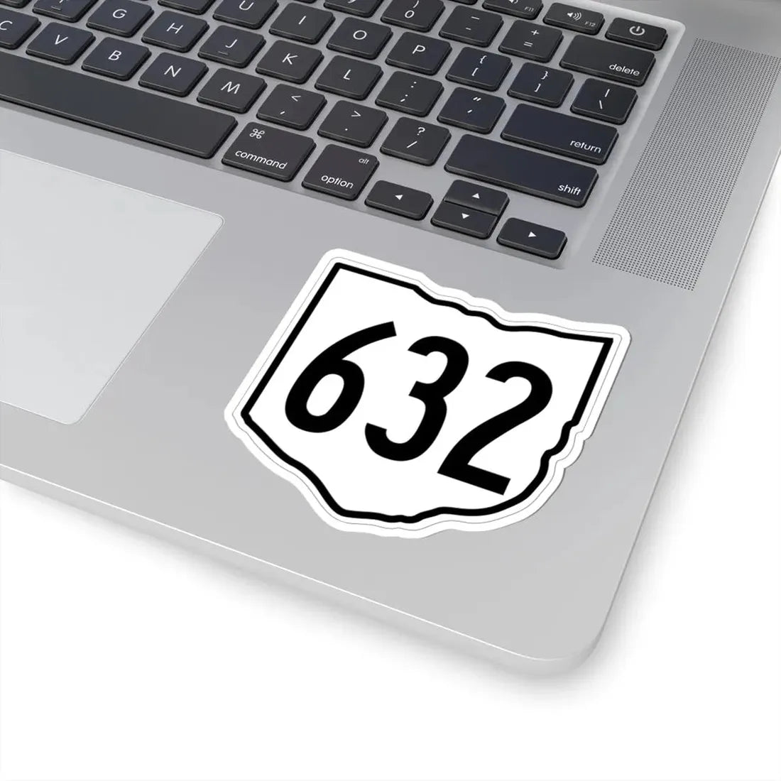 OH-632 1960 (Ohio) (Road Sign) STICKER Vinyl Kiss-Cut Decal - The Sticker Space
