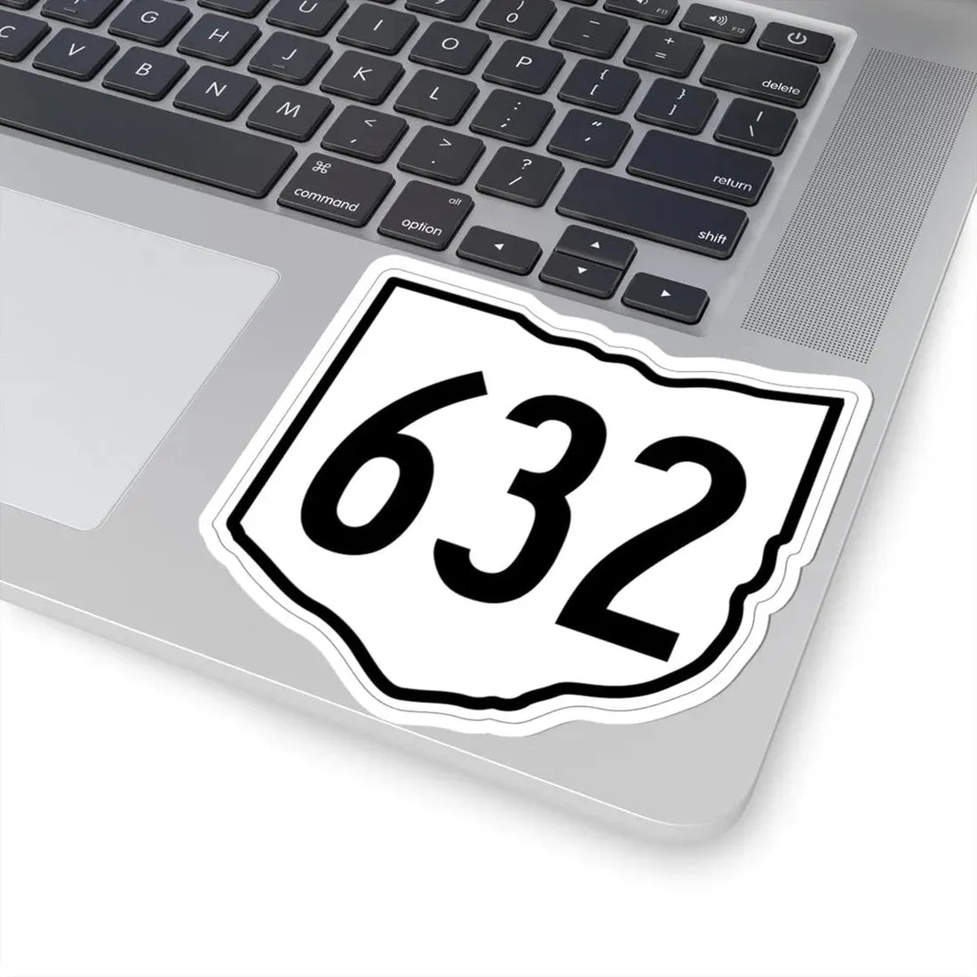 OH-632 1960 (Ohio) (Road Sign) STICKER Vinyl Kiss-Cut Decal - The Sticker Space