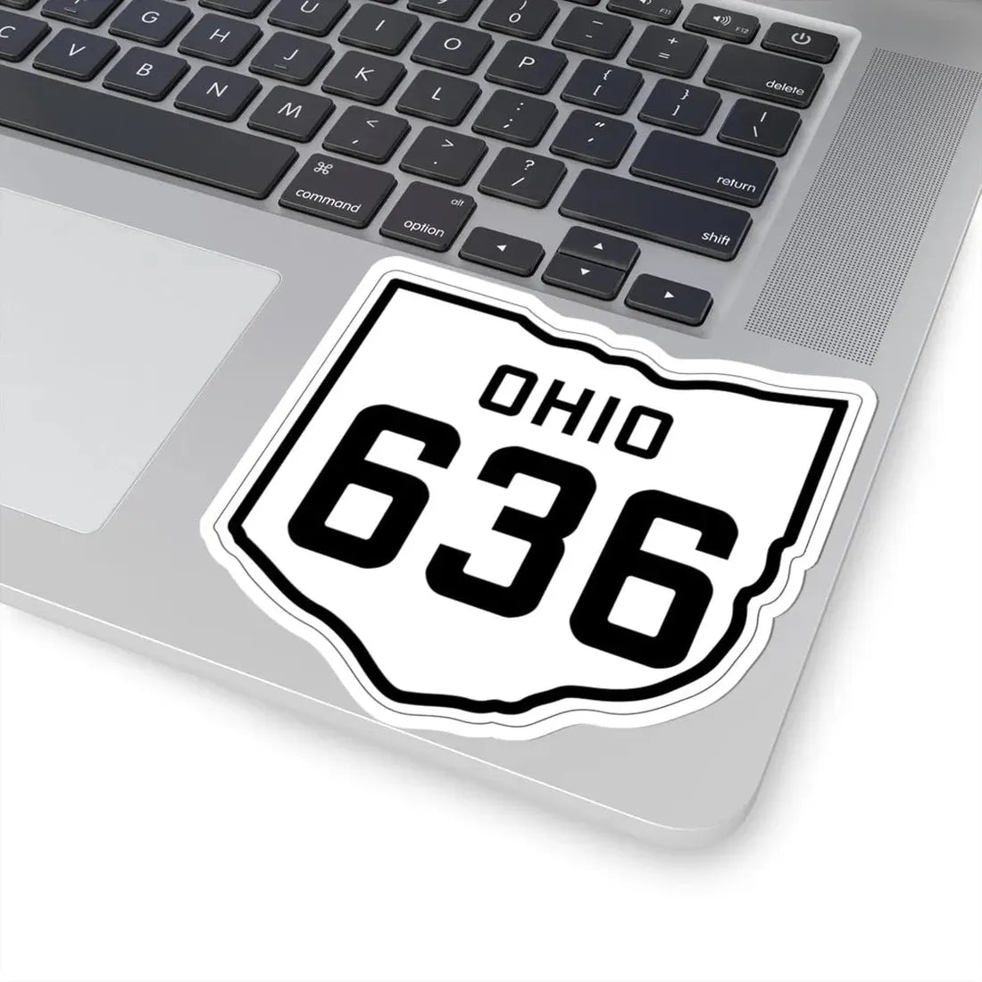 OH-636 1927 (Ohio) (Road Sign) STICKER Vinyl Kiss-Cut Decal - The Sticker Space