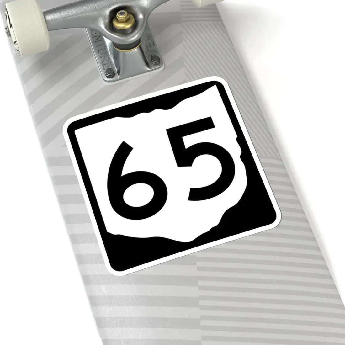 OH-65 (Ohio) (Road Sign) STICKER Vinyl Kiss-Cut Decal - The Sticker Space