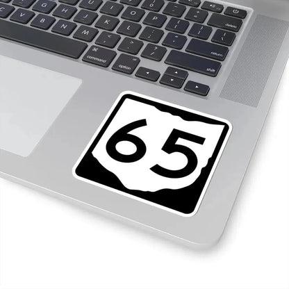OH-65 (Ohio) (Road Sign) STICKER Vinyl Kiss-Cut Decal - The Sticker Space