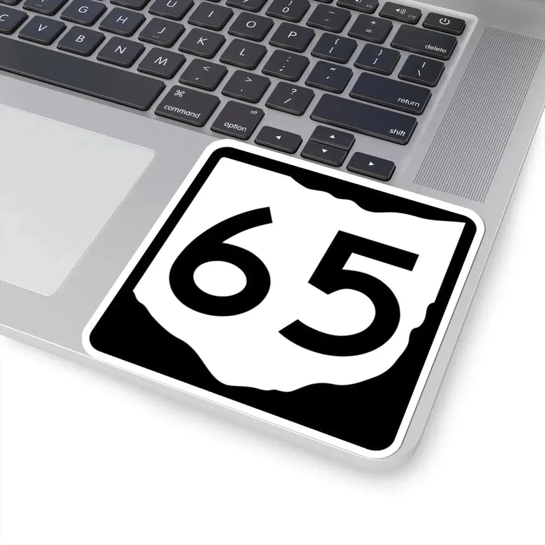 OH-65 (Ohio) (Road Sign) STICKER Vinyl Kiss-Cut Decal - The Sticker Space