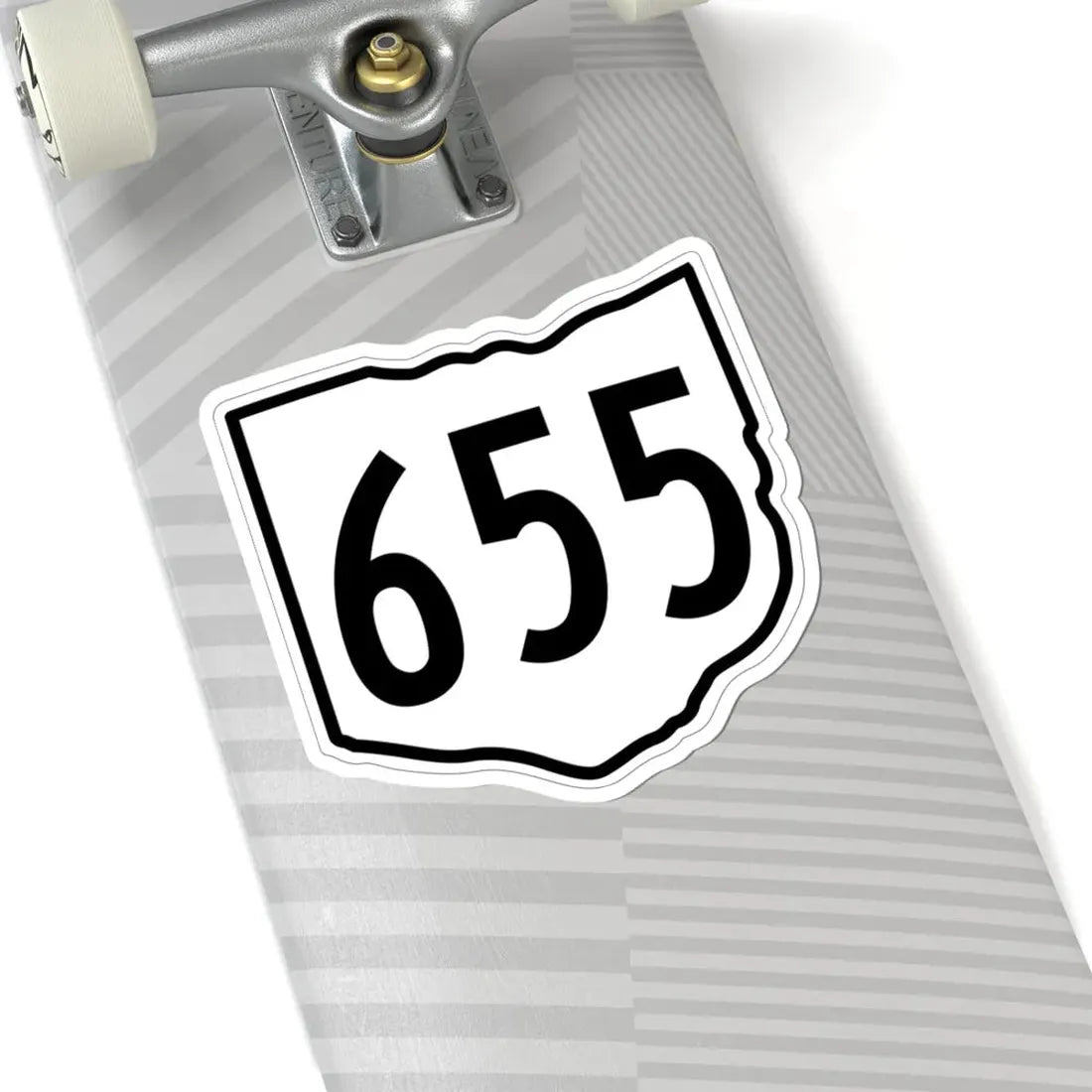 OH-655 1960 (Ohio) (Road Sign) STICKER Vinyl Kiss-Cut Decal - The Sticker Space