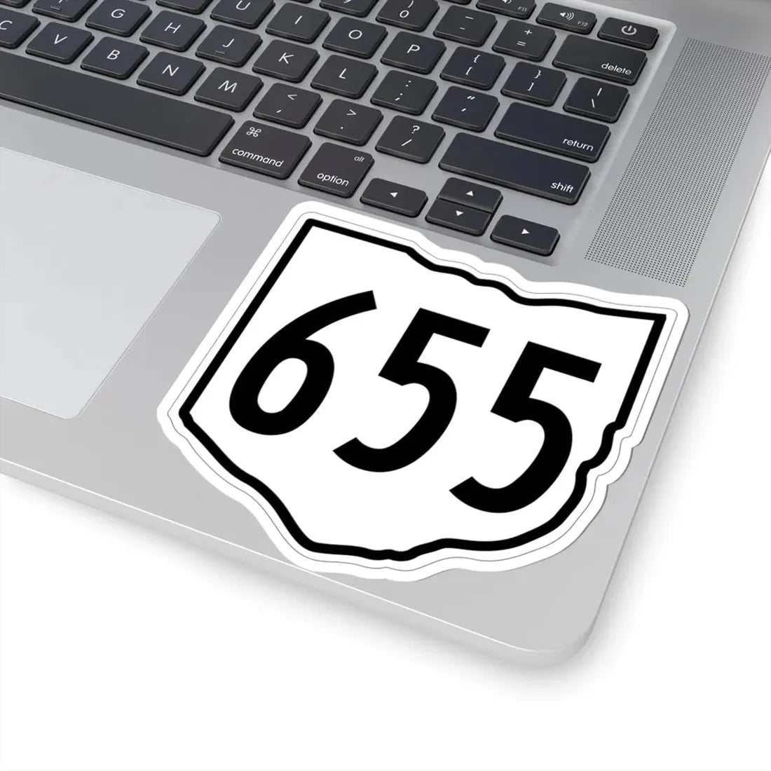 OH-655 1960 (Ohio) (Road Sign) STICKER Vinyl Kiss-Cut Decal - The Sticker Space