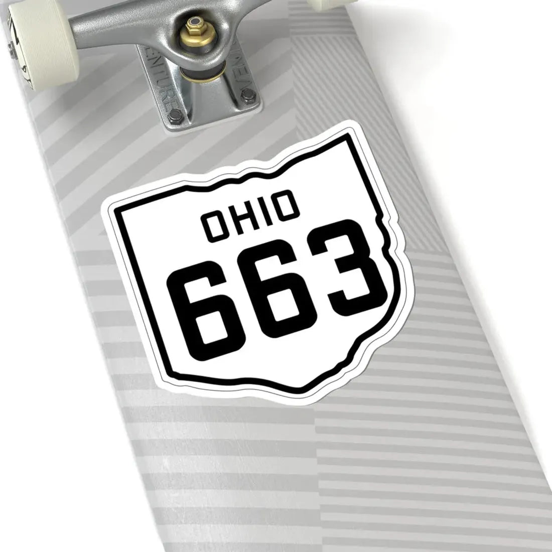 OH-663 1927 (Ohio) (Road Sign) STICKER Vinyl Kiss-Cut Decal - The Sticker Space