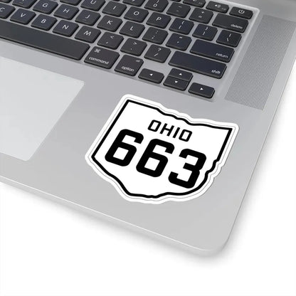 OH-663 1927 (Ohio) (Road Sign) STICKER Vinyl Kiss-Cut Decal - The Sticker Space