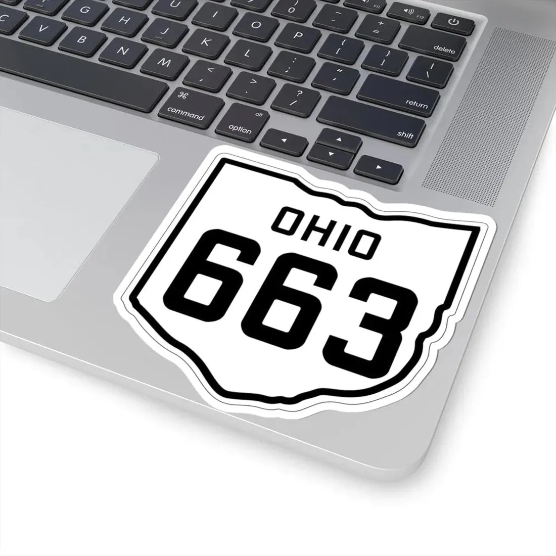 OH-663 1927 (Ohio) (Road Sign) STICKER Vinyl Kiss-Cut Decal - The Sticker Space