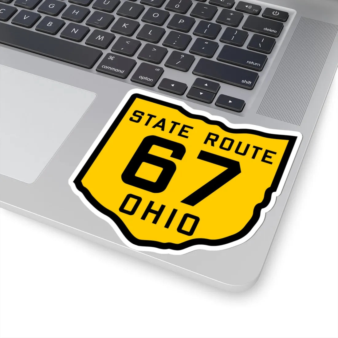 OH-67 1920 (Ohio) (Road Sign) STICKER Vinyl Kiss-Cut Decal - The Sticker Space