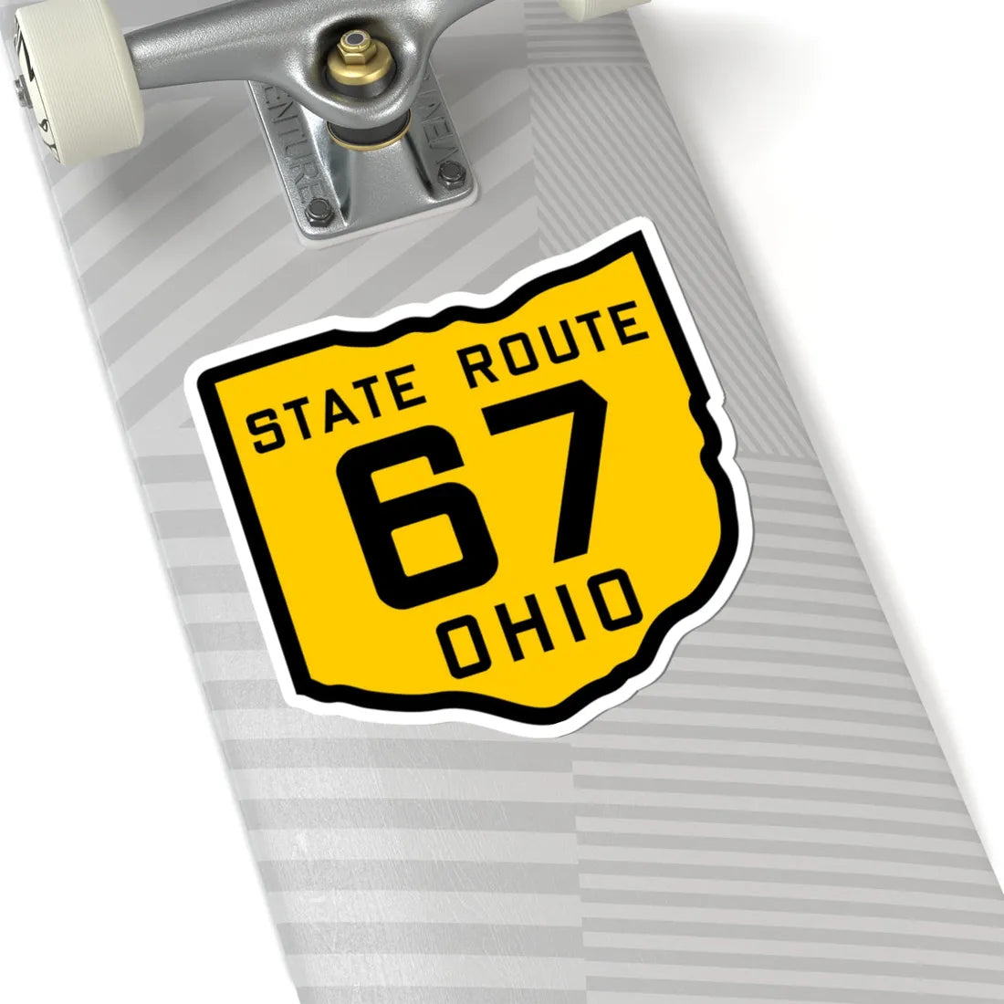 OH-67 1920 (Ohio) (Road Sign) STICKER Vinyl Kiss-Cut Decal - The Sticker Space