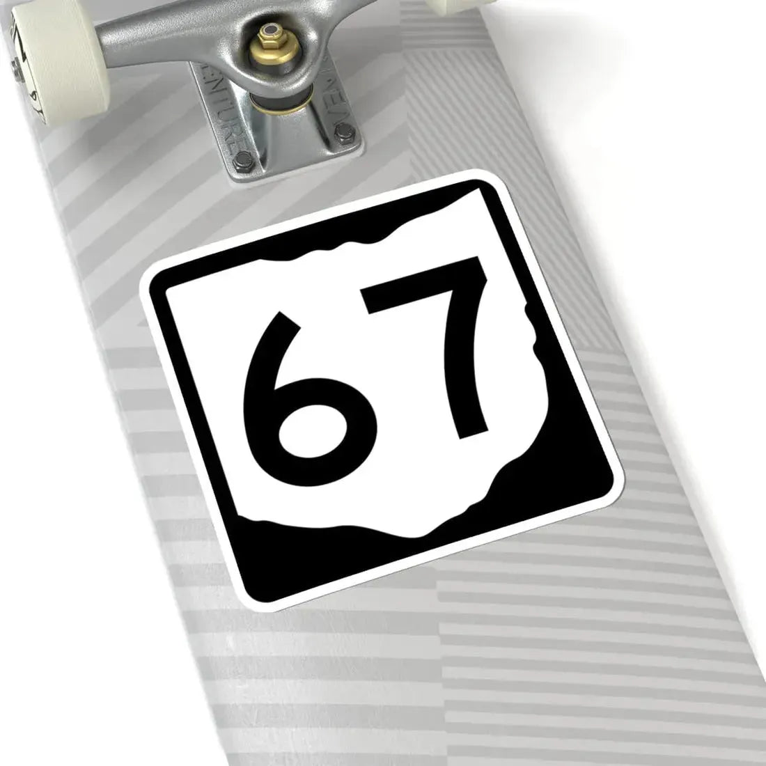 OH-67 (Ohio) (Road Sign) STICKER Vinyl Kiss-Cut Decal - The Sticker Space