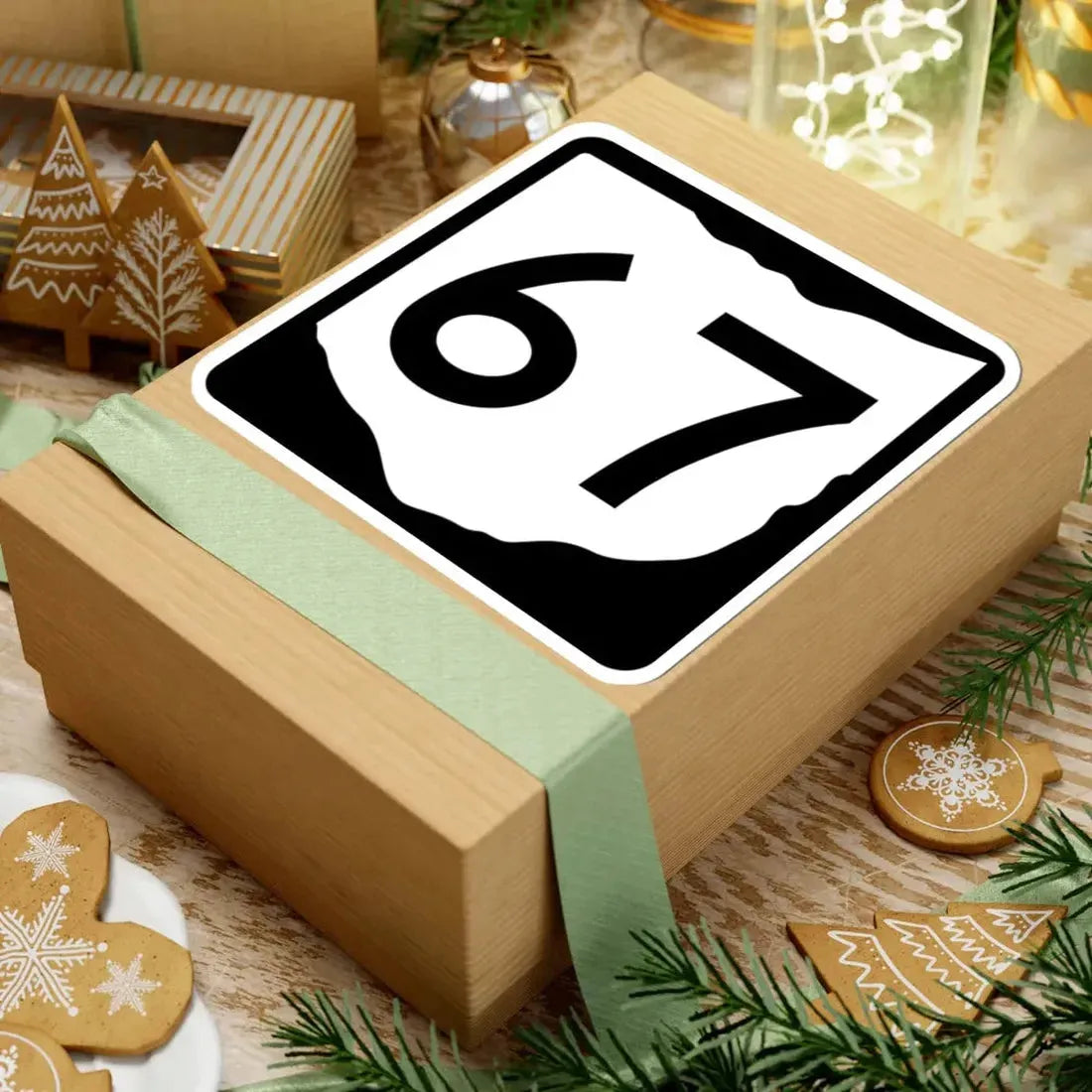 OH-67 (Ohio) (Road Sign) STICKER Vinyl Kiss-Cut Decal - The Sticker Space