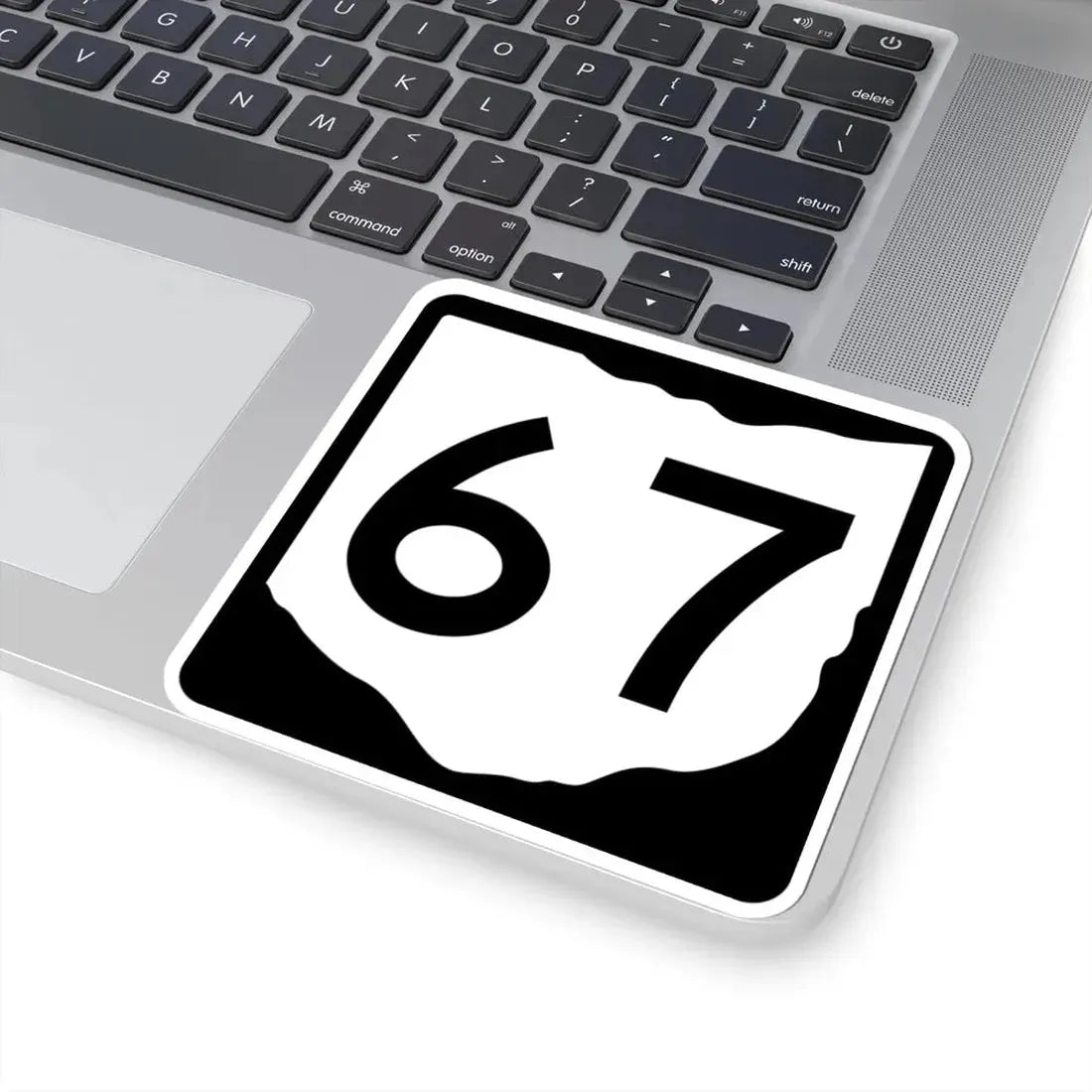 OH-67 (Ohio) (Road Sign) STICKER Vinyl Kiss-Cut Decal - The Sticker Space