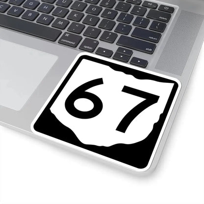 OH-67 (Ohio) (Road Sign) STICKER Vinyl Kiss-Cut Decal - The Sticker Space