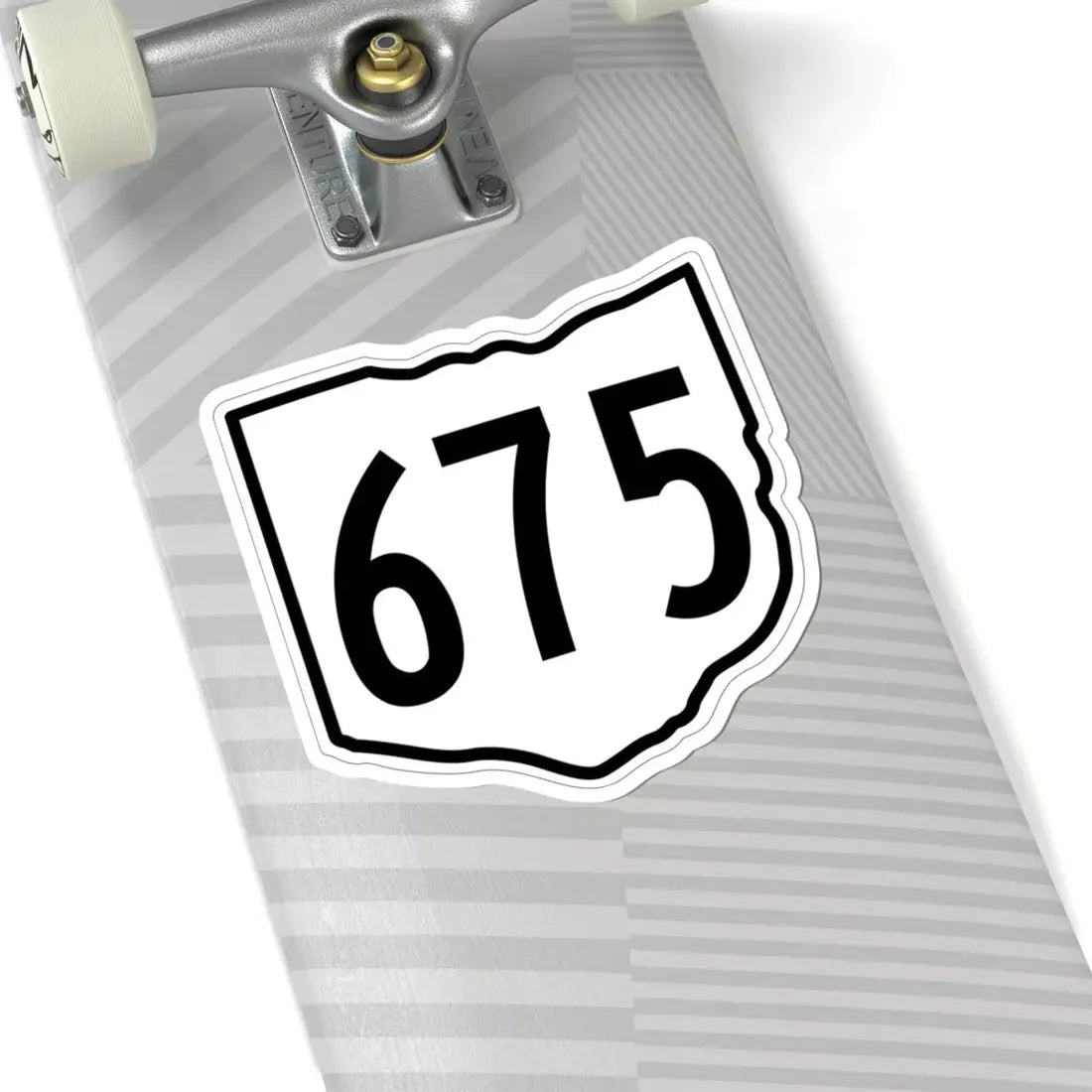 OH-675 1960 (Ohio) (Road Sign) STICKER Vinyl Kiss-Cut Decal - The Sticker Space