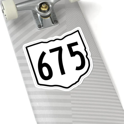 OH-675 1960 (Ohio) (Road Sign) STICKER Vinyl Kiss-Cut Decal - The Sticker Space