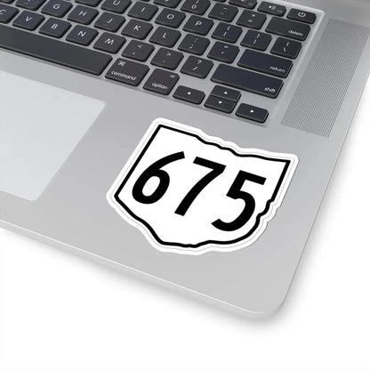 OH-675 1960 (Ohio) (Road Sign) STICKER Vinyl Kiss-Cut Decal - The Sticker Space