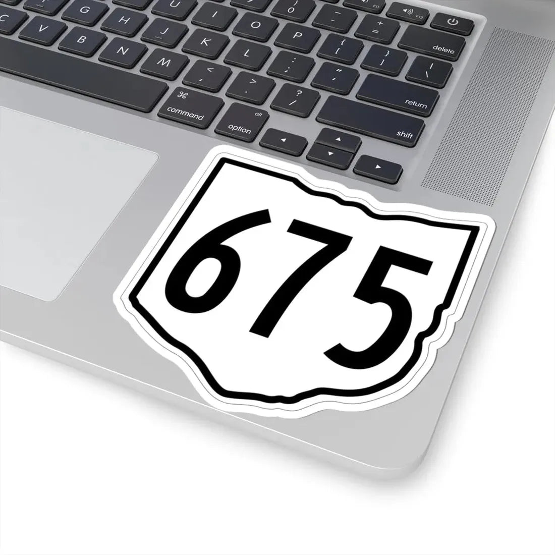 OH-675 1960 (Ohio) (Road Sign) STICKER Vinyl Kiss-Cut Decal - The Sticker Space