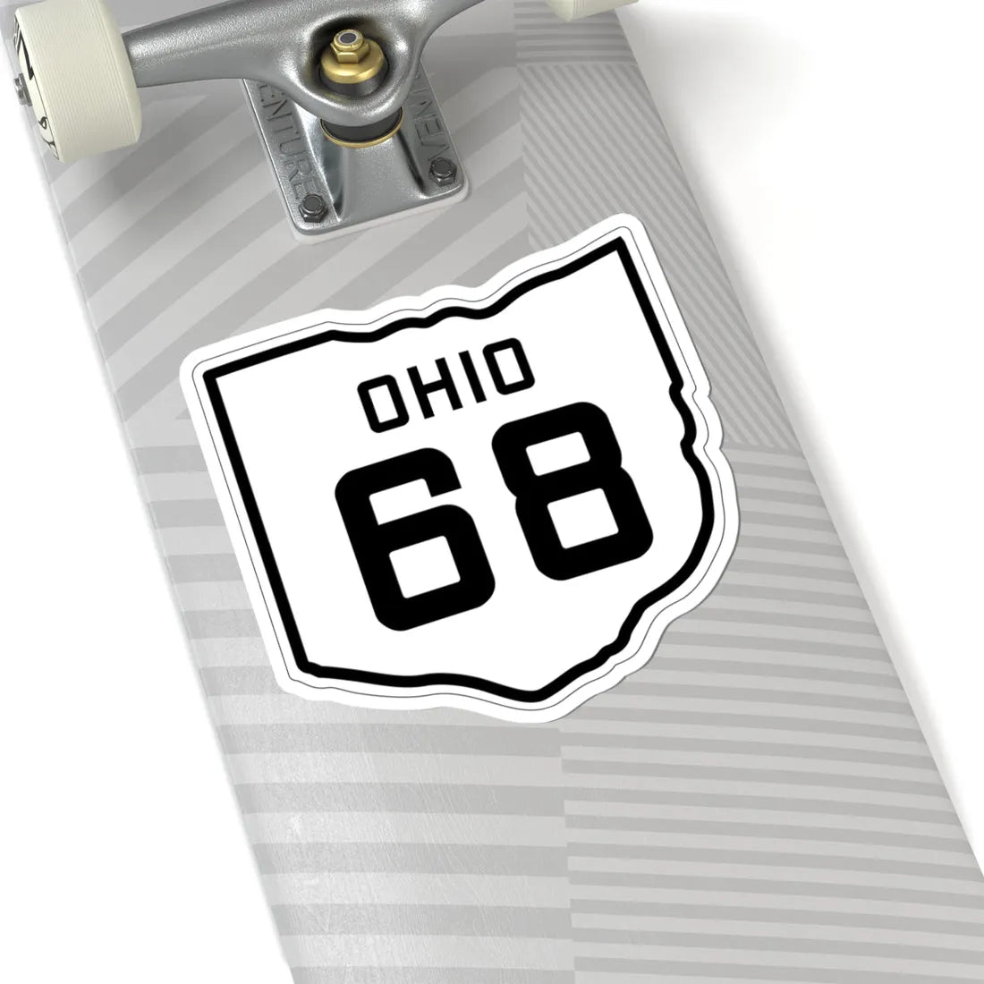 OH-68 1927 (Ohio) (Road Sign) STICKER Vinyl Kiss-Cut Decal - The Sticker Space