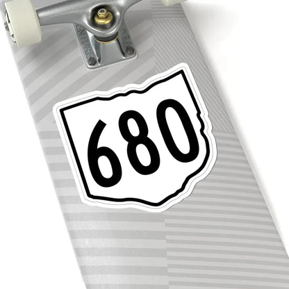 OH-680 1960 (Ohio) (Road Sign) STICKER Vinyl Kiss-Cut Decal - The Sticker Space