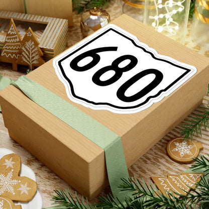 OH-680 1960 (Ohio) (Road Sign) STICKER Vinyl Kiss-Cut Decal - The Sticker Space