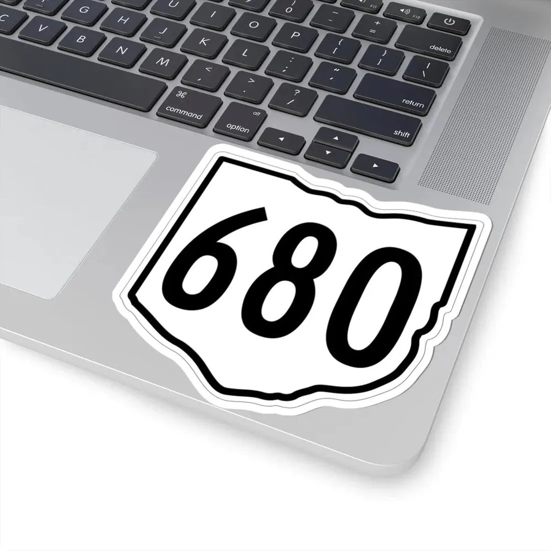 OH-680 1960 (Ohio) (Road Sign) STICKER Vinyl Kiss-Cut Decal - The Sticker Space