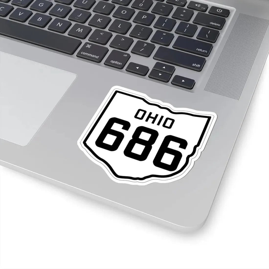 OH-686 1927 (Ohio) (Road Sign) STICKER Vinyl Kiss-Cut Decal - The Sticker Space