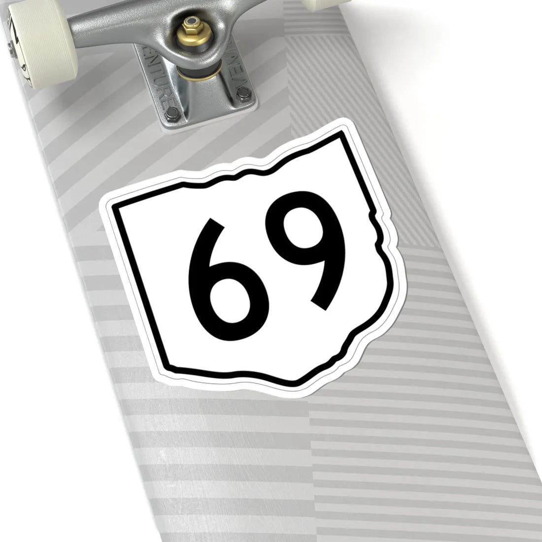 OH-69 1960 (Ohio) (Road Sign) STICKER Vinyl Kiss-Cut Decal - The Sticker Space