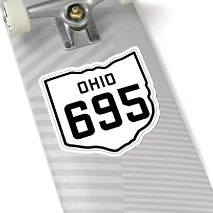 OH-695 1927 (Ohio) (Road Sign) STICKER Vinyl Kiss-Cut Decal - The Sticker Space