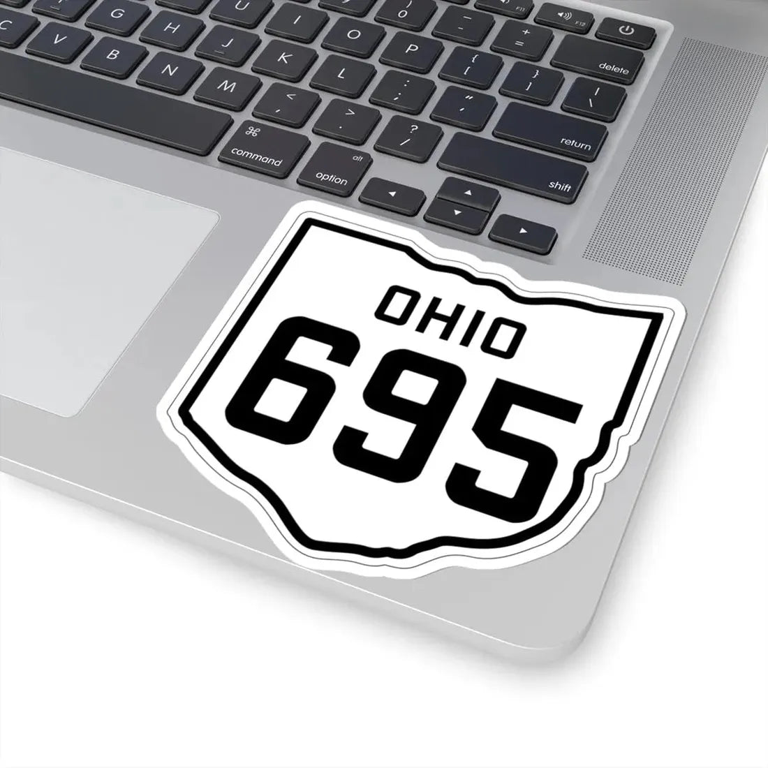 OH-695 1927 (Ohio) (Road Sign) STICKER Vinyl Kiss-Cut Decal - The Sticker Space