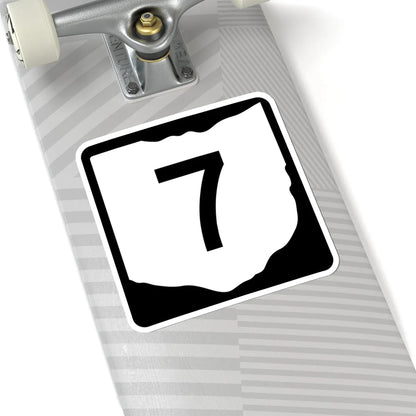 OH-7 (Ohio) (Road Sign) STICKER Vinyl Kiss-Cut Decal - The Sticker Space