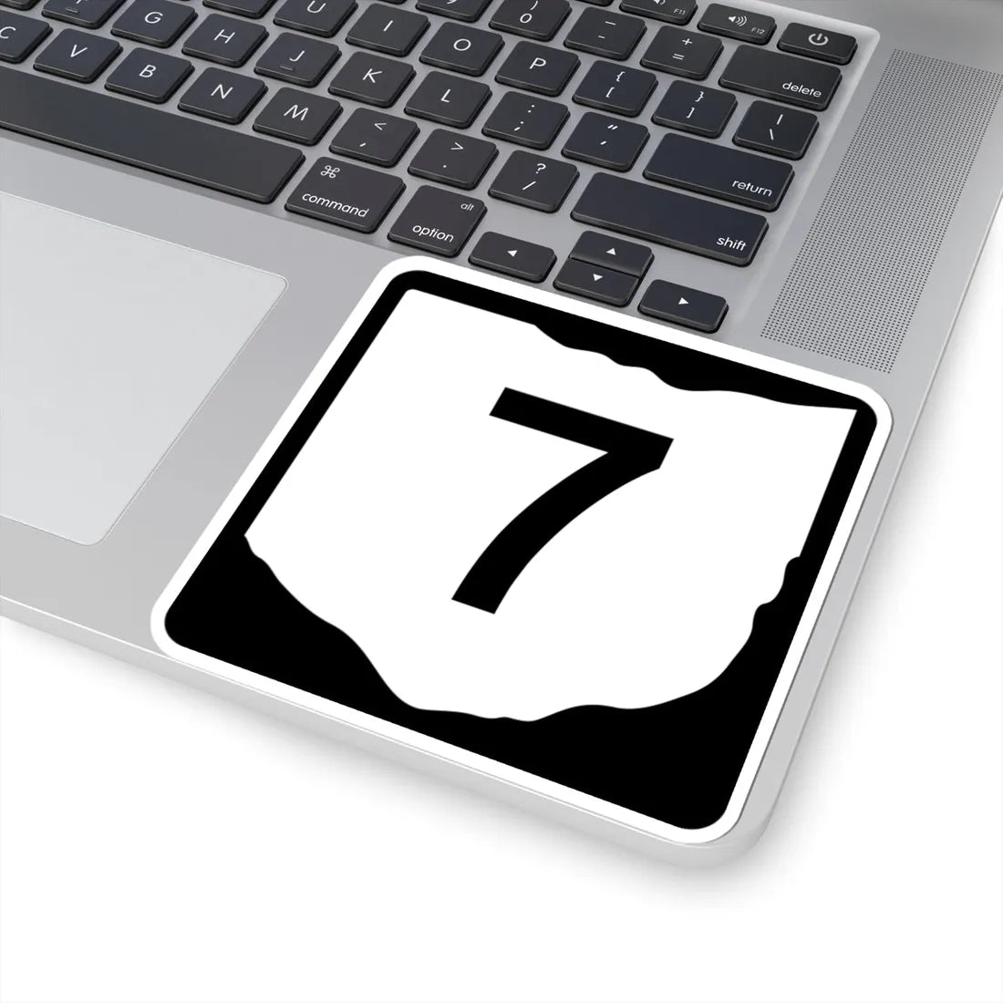 OH-7 (Ohio) (Road Sign) STICKER Vinyl Kiss-Cut Decal - The Sticker Space