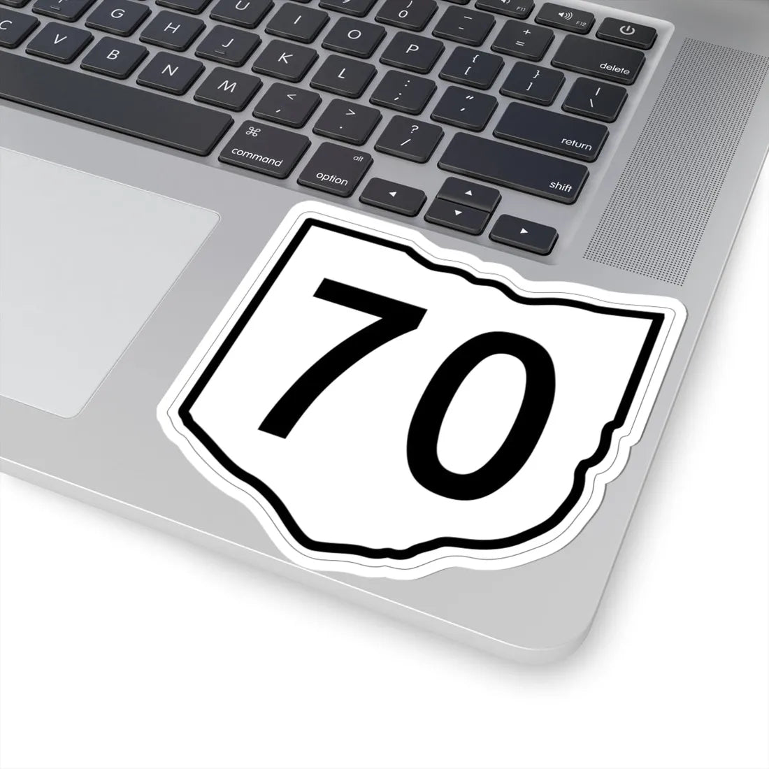 OH-70 1960 (Ohio) (Road Sign) STICKER Vinyl Kiss-Cut Decal - The Sticker Space