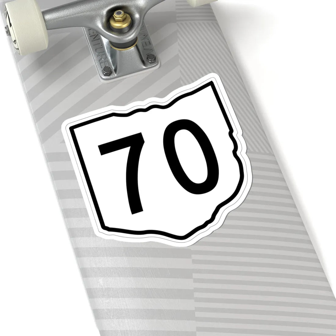 OH-70 1960 (Ohio) (Road Sign) STICKER Vinyl Kiss-Cut Decal - The Sticker Space