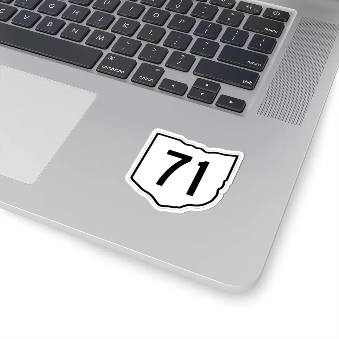 OH-71 1960 (Ohio) (Road Sign) STICKER Vinyl Kiss-Cut Decal - The Sticker Space