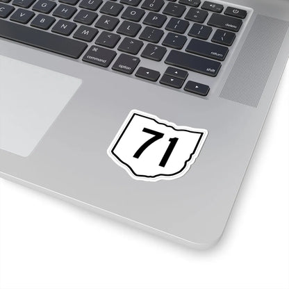 OH-71 1960 (Ohio) (Road Sign) STICKER Vinyl Kiss-Cut Decal - The Sticker Space