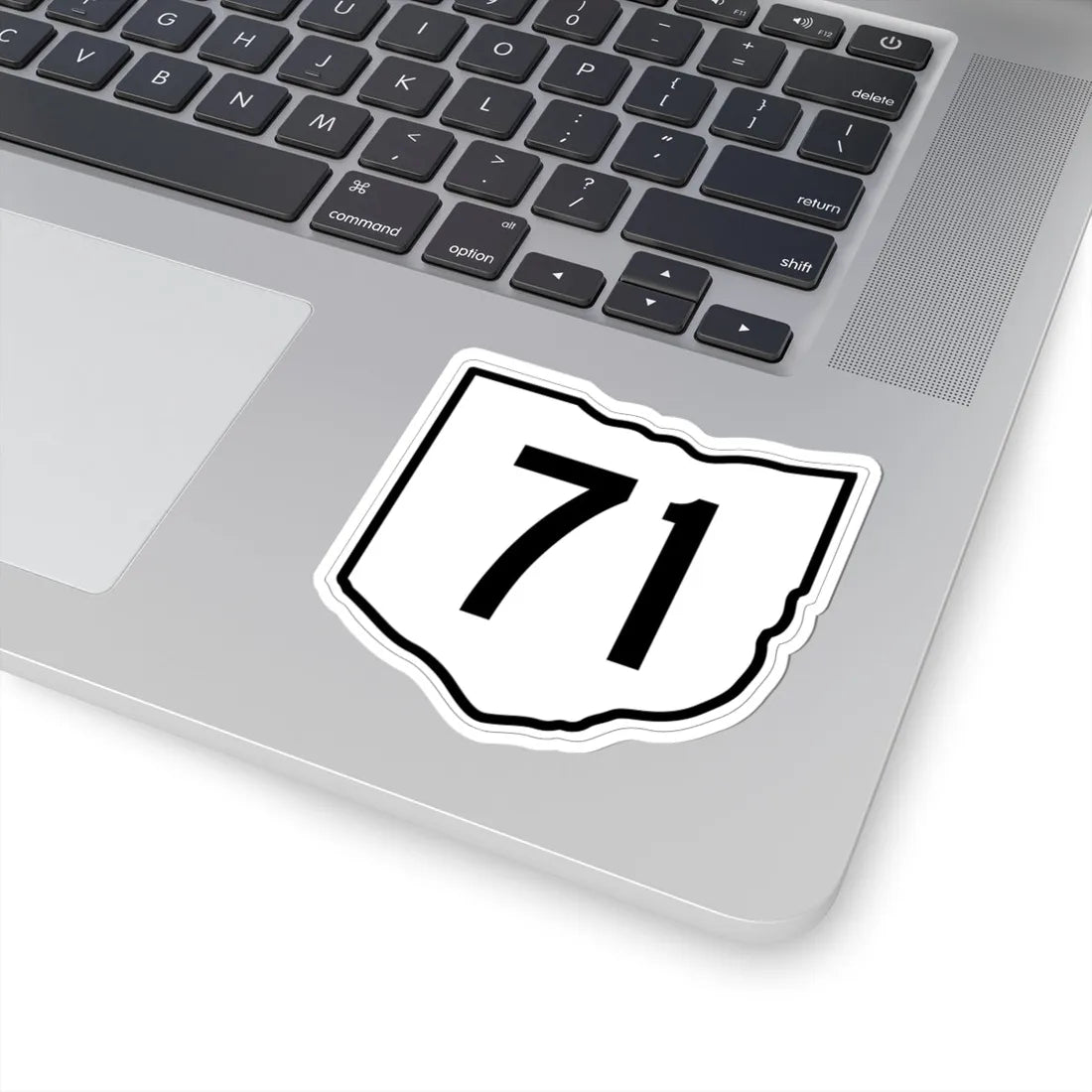 OH-71 1960 (Ohio) (Road Sign) STICKER Vinyl Kiss-Cut Decal - The Sticker Space