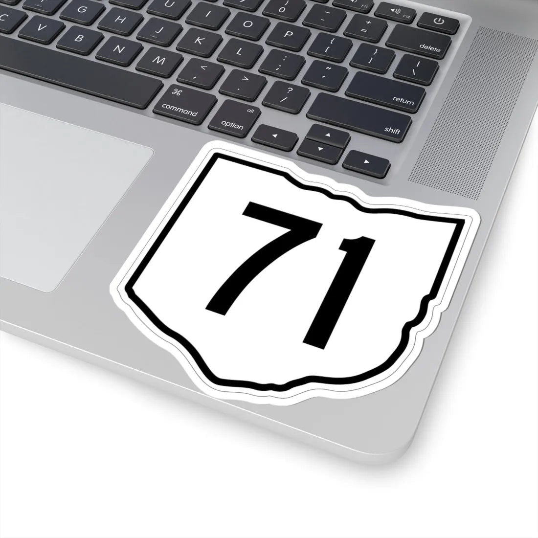 OH-71 1960 (Ohio) (Road Sign) STICKER Vinyl Kiss-Cut Decal - The Sticker Space