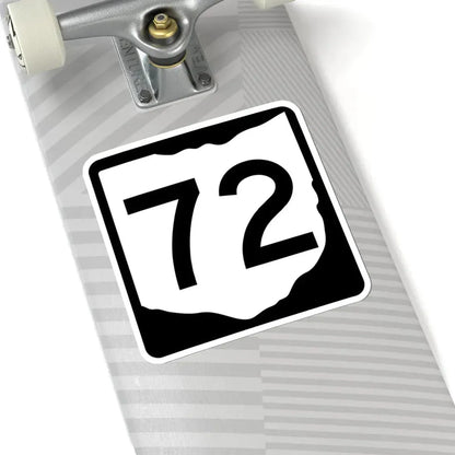 OH-72 (Ohio) (Road Sign) STICKER Vinyl Kiss-Cut Decal - The Sticker Space