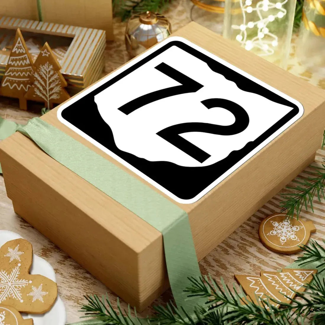 OH-72 (Ohio) (Road Sign) STICKER Vinyl Kiss-Cut Decal - The Sticker Space